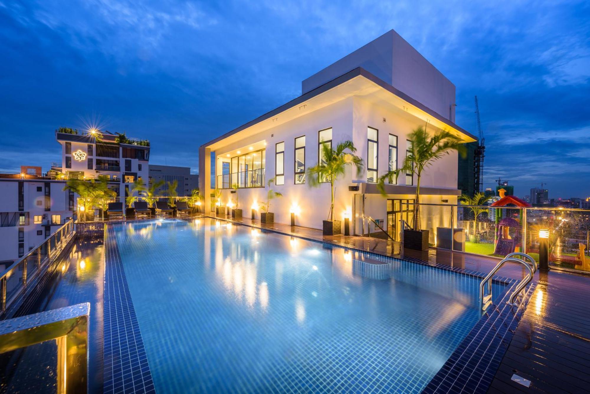 Mansion 51 Hotel & Apartment Phnom-Penh Buitenkant foto